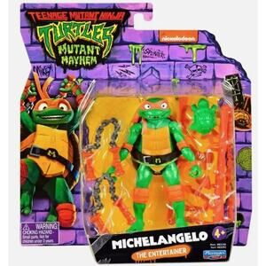 Teenage Mutant Ninja Turtles  Michelangelo The Entertainer Action Figure NEW